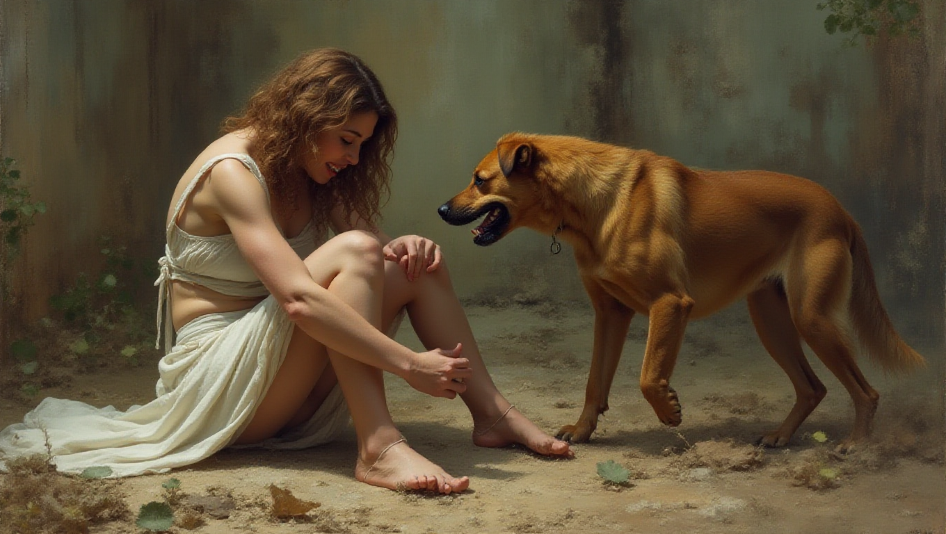 Illustration pour le mot 'morsure'