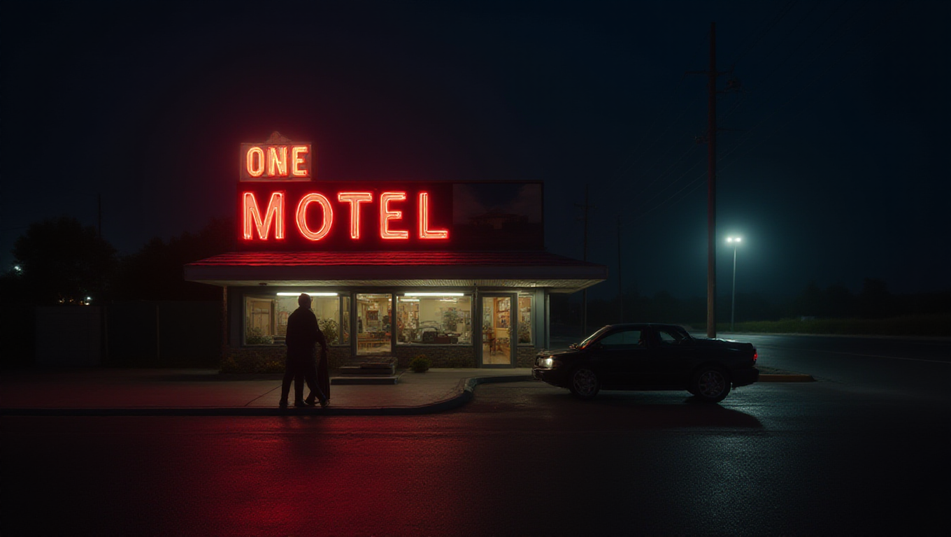 Illustration pour le mot 'motel'