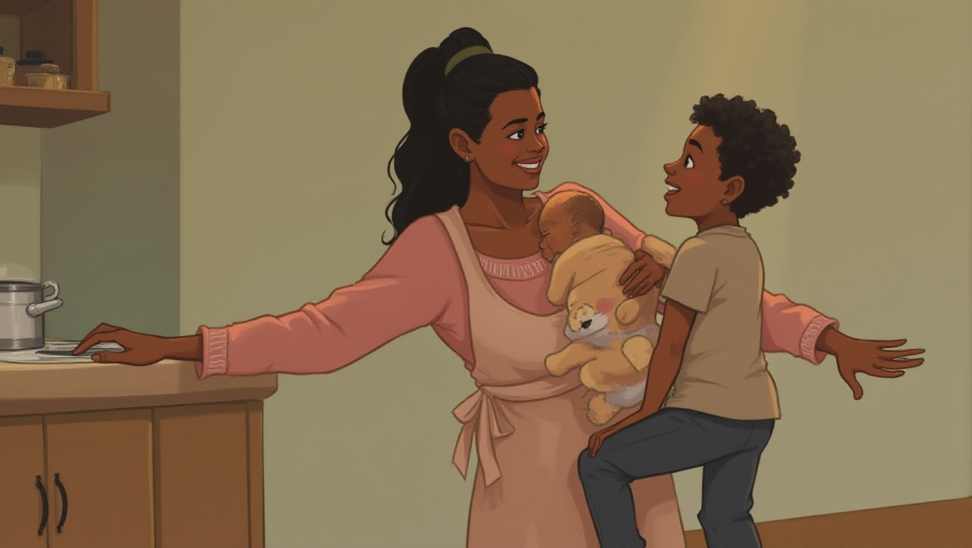 Illustration pour le mot 'mère'