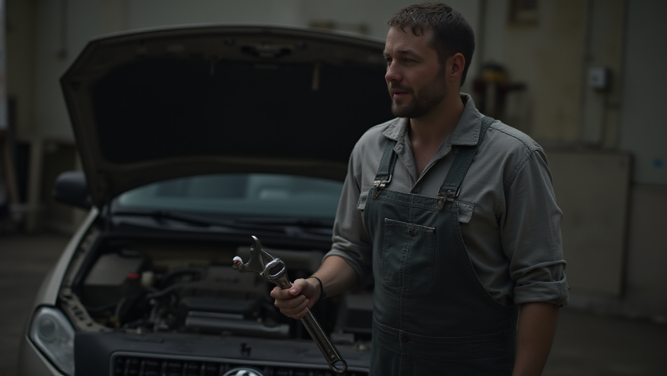 Illustration pour le mot 'mécanicien'