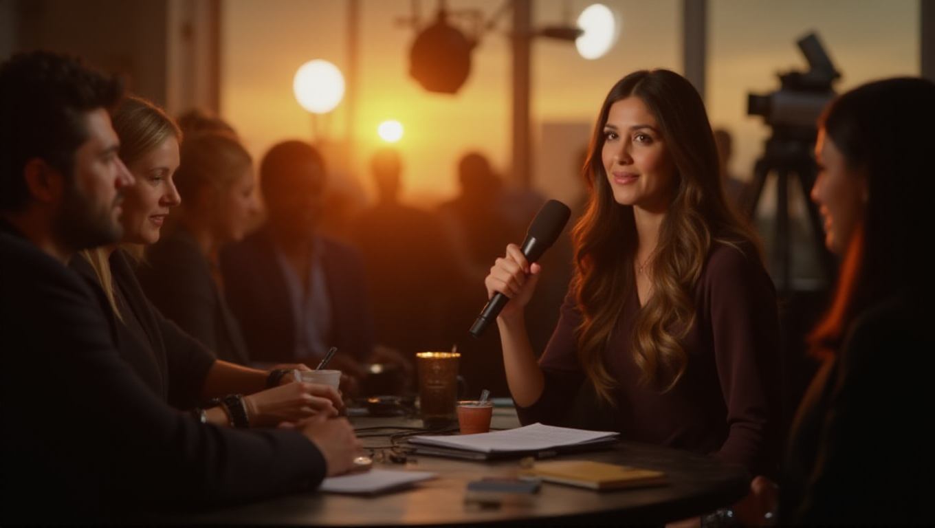 Illustration pour le mot 'médiatique'