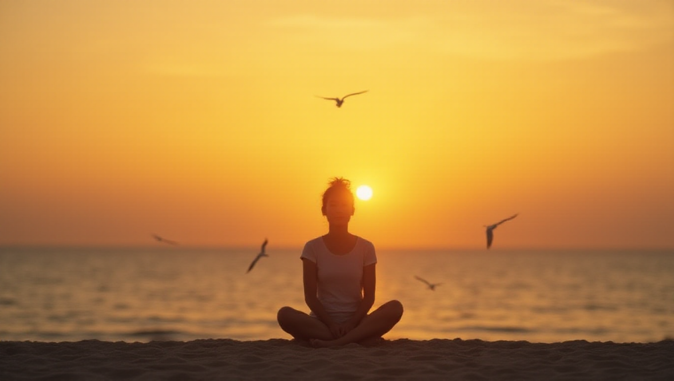 Illustration pour le mot 'méditer'