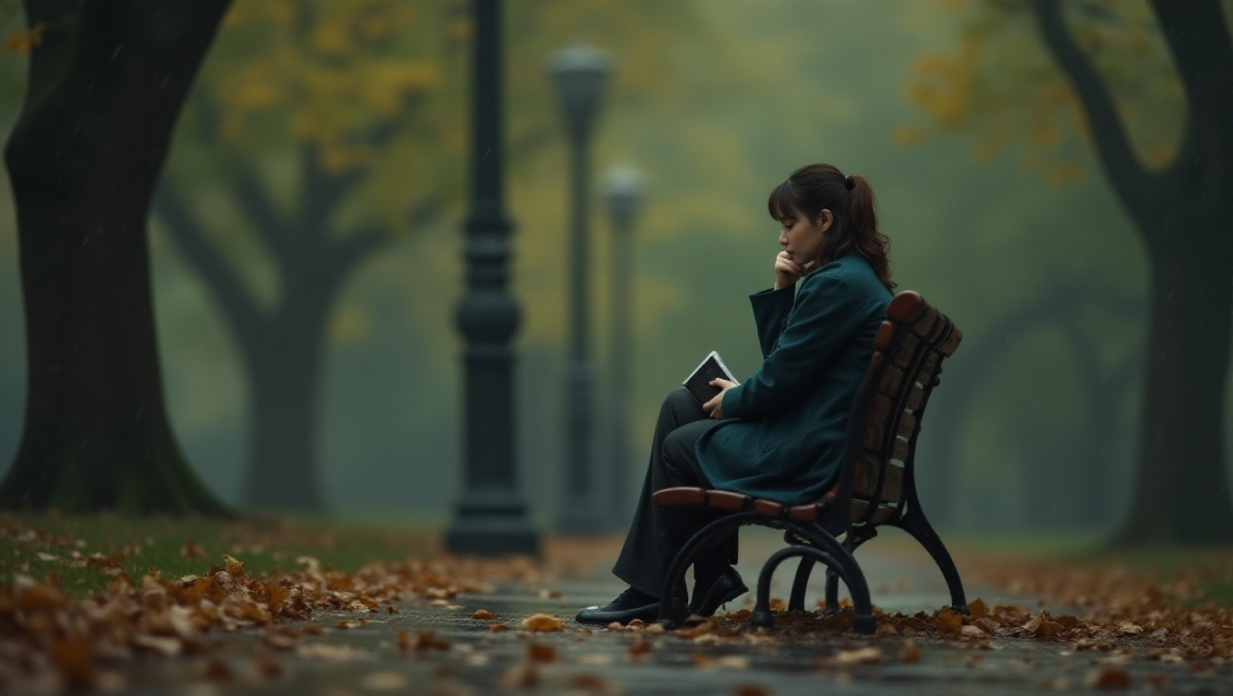 Illustration pour le mot 'mélancolie'