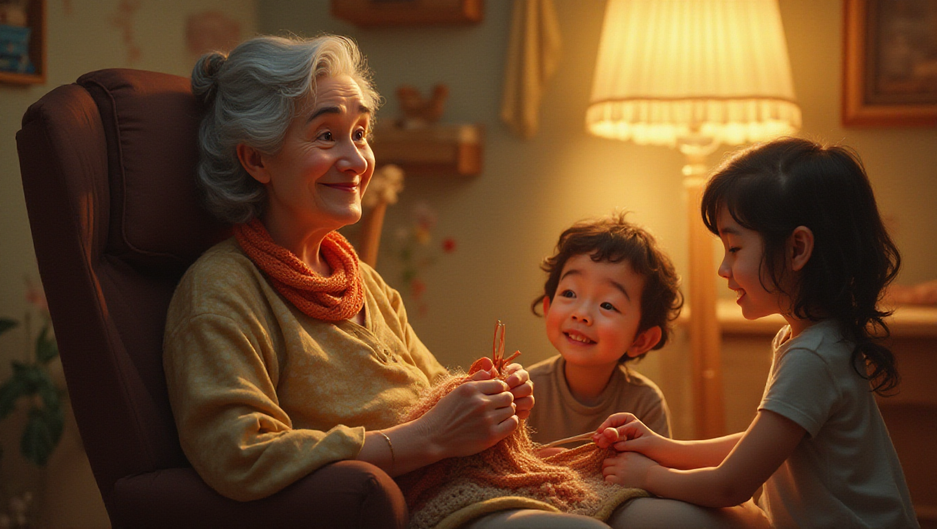 Illustration pour le mot 'mémé'