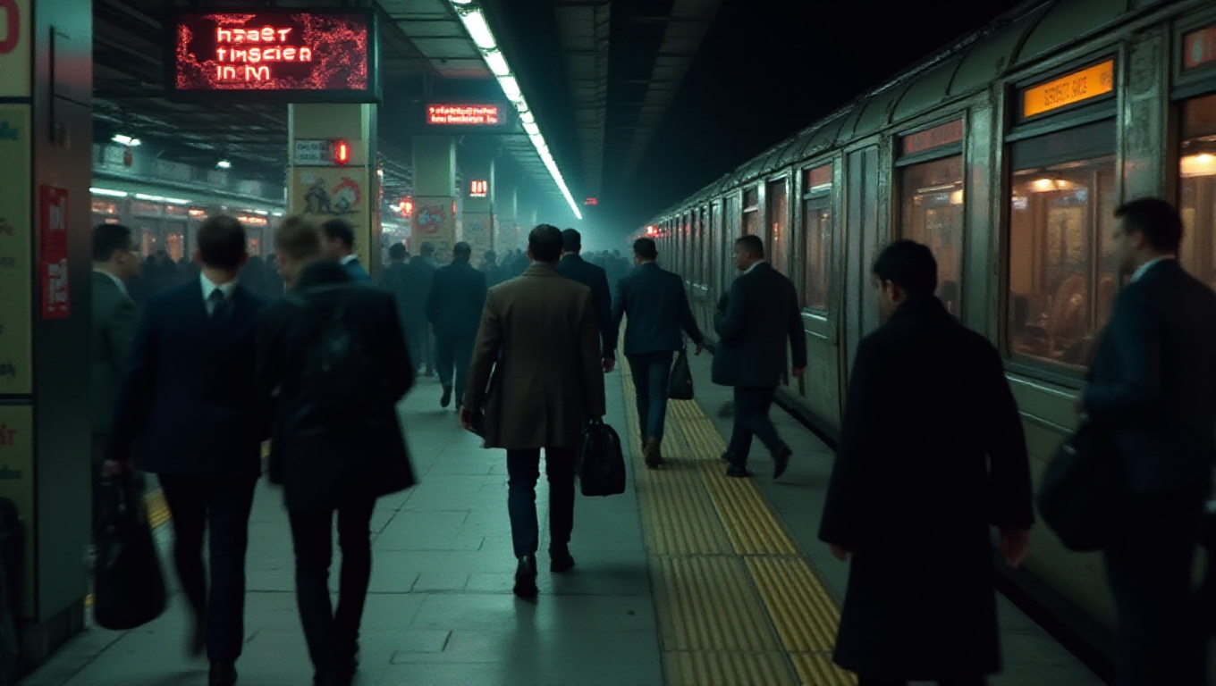 Illustration pour le mot 'métro'