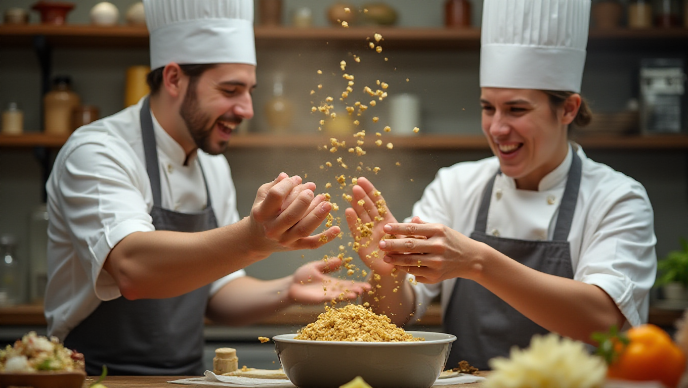 Illustration pour le mot 'mêler'