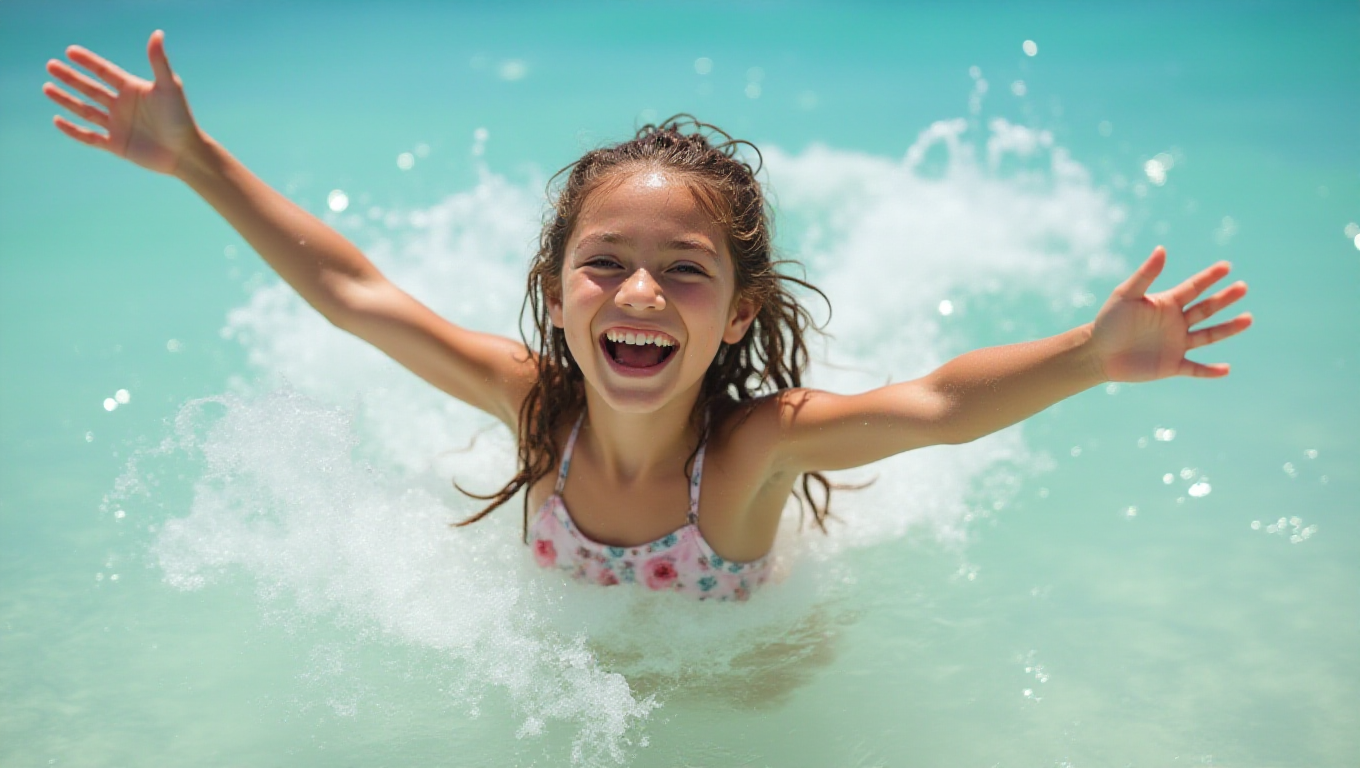 Illustration pour le mot 'nager'