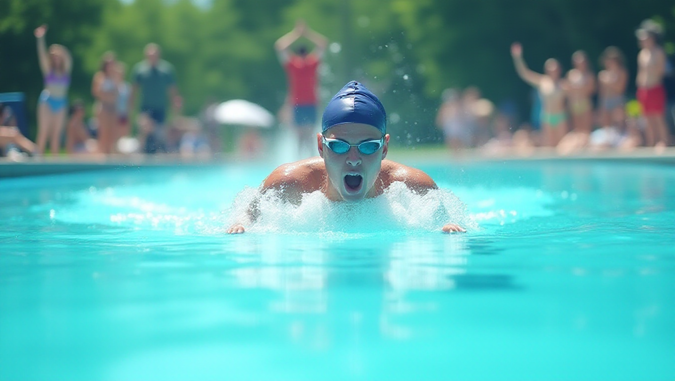 Illustration pour le mot 'natation'