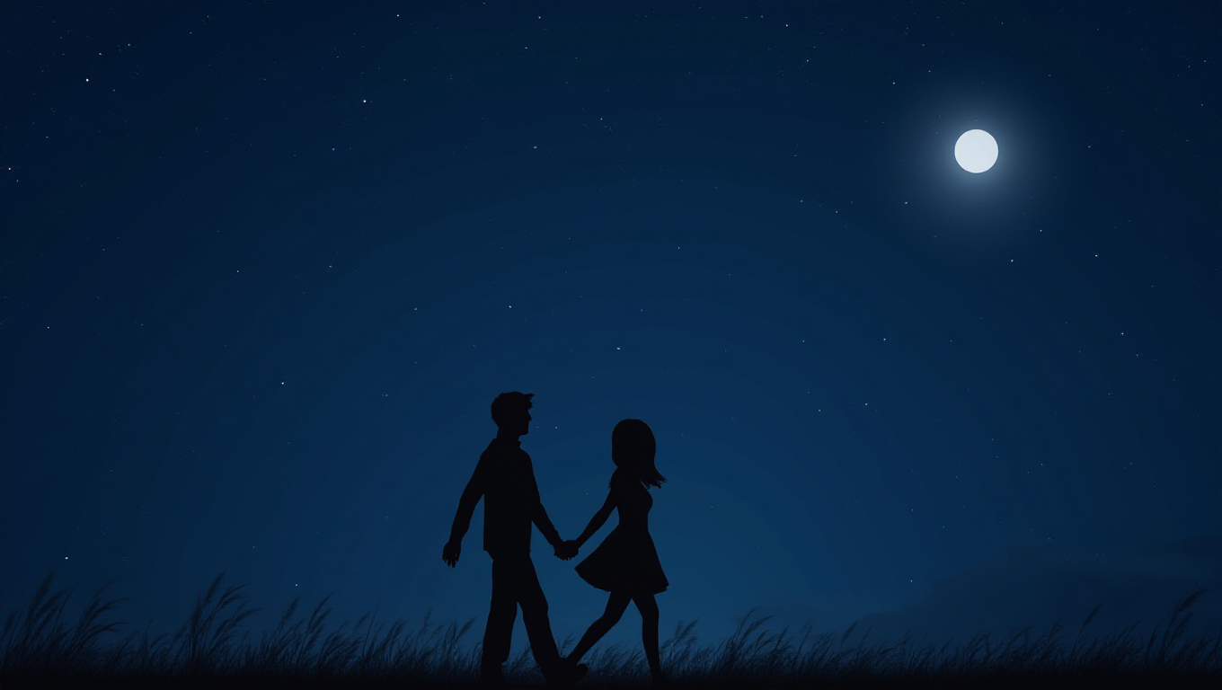 Illustration pour le mot 'nuit'