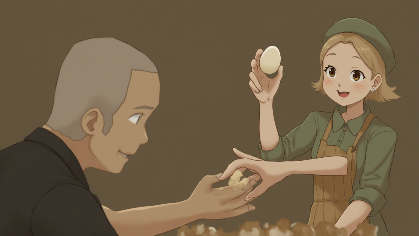 Illustration pour le mot 'oeuf'