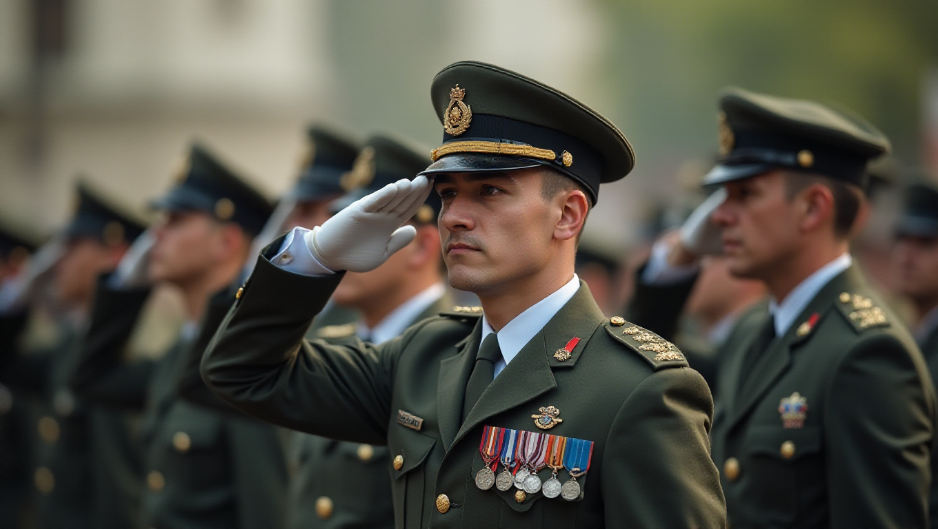 Illustration pour le mot 'officier'