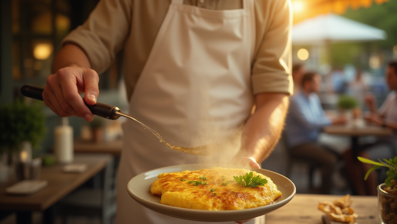 Illustration pour le mot 'omelette'