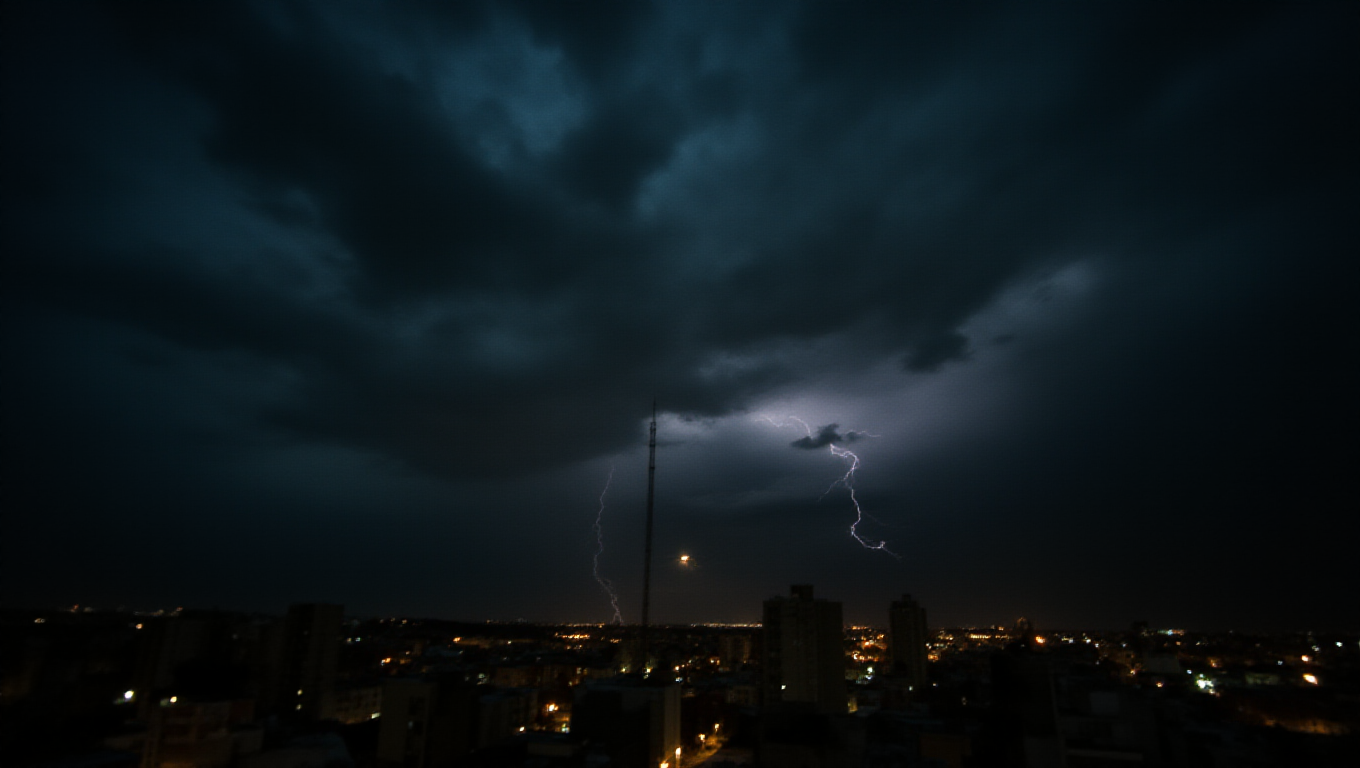 Illustration pour le mot 'orage'