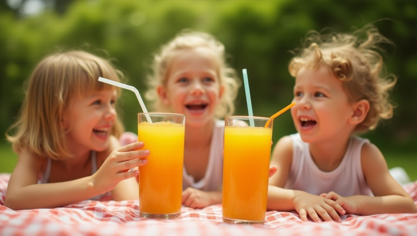 Illustration pour le mot 'orangeade'