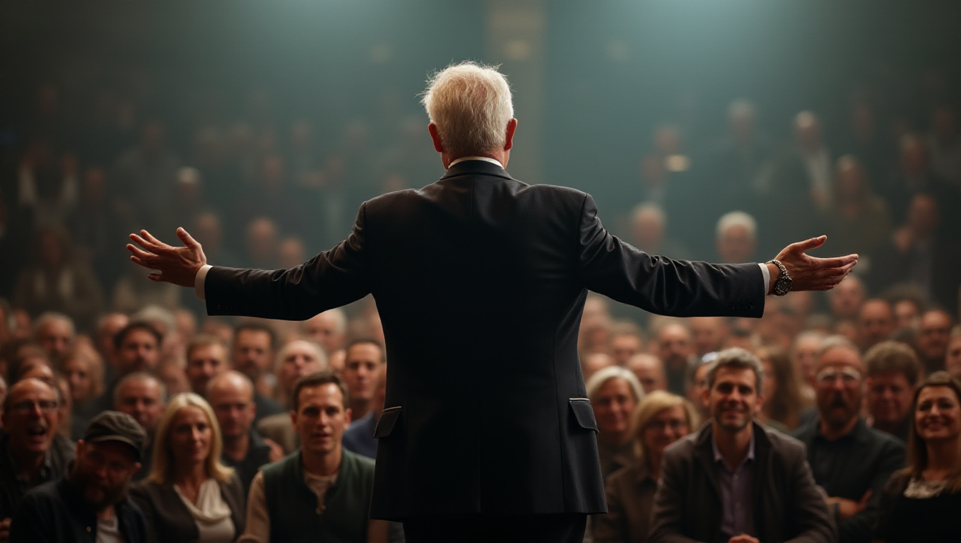 Illustration pour le mot 'orateur'