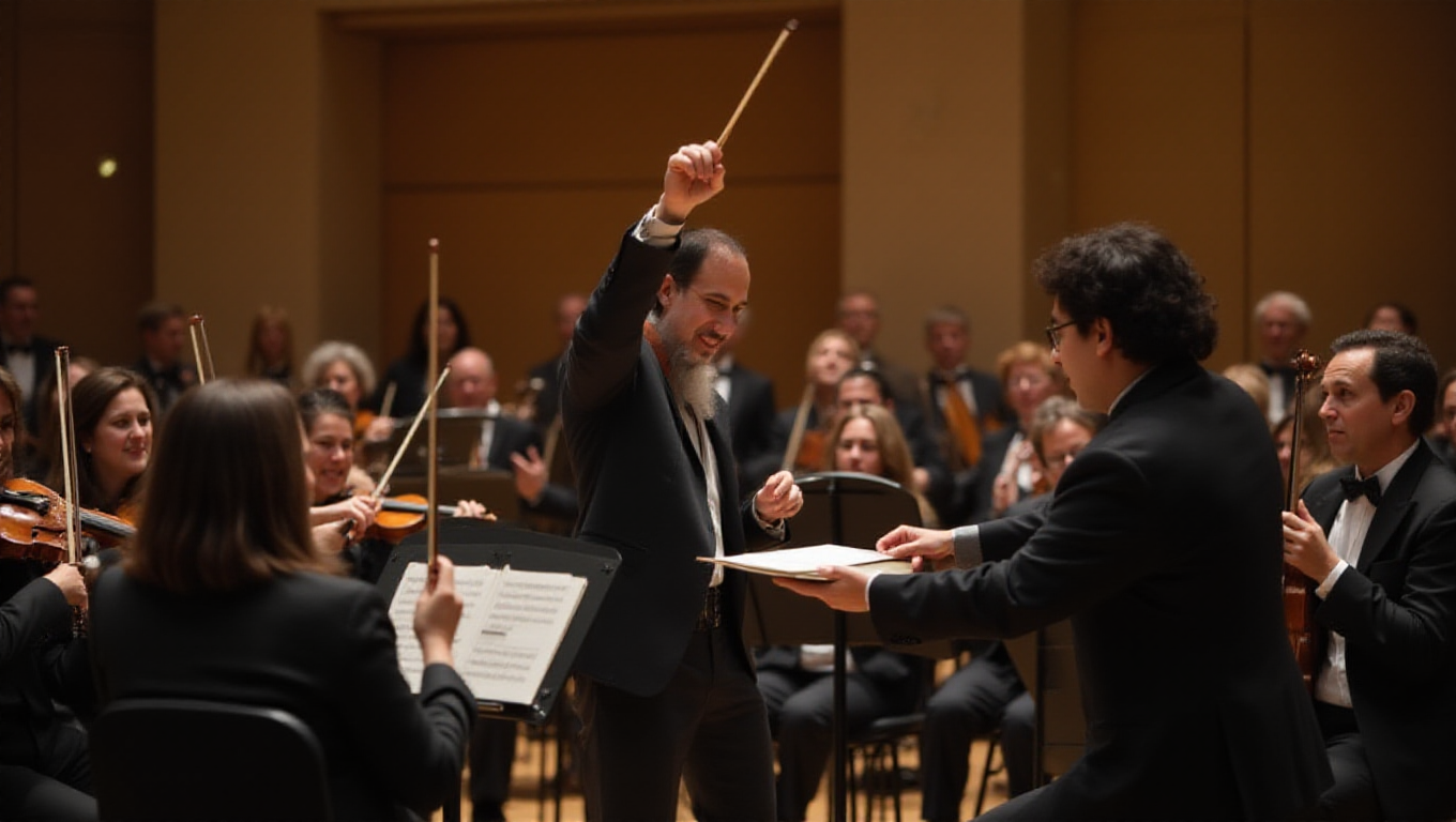 Illustration pour le mot 'orchestre'