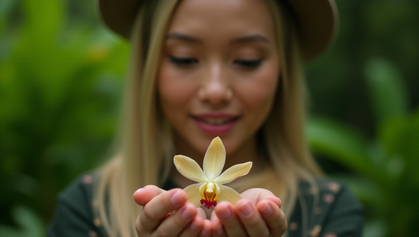 Illustration pour le mot 'orchidée'