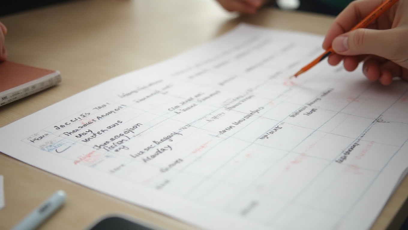 Illustration pour le mot 'organiser'