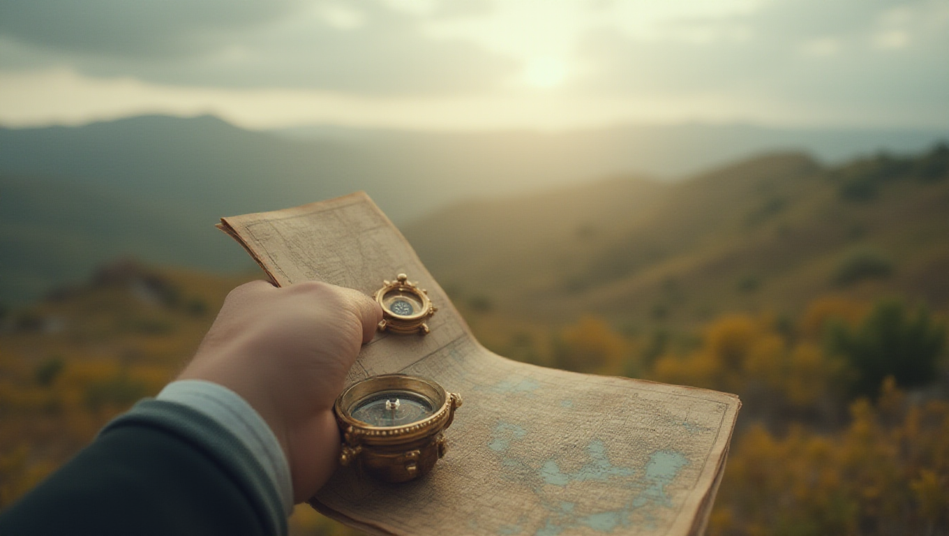 Illustration pour le mot 'orientation'