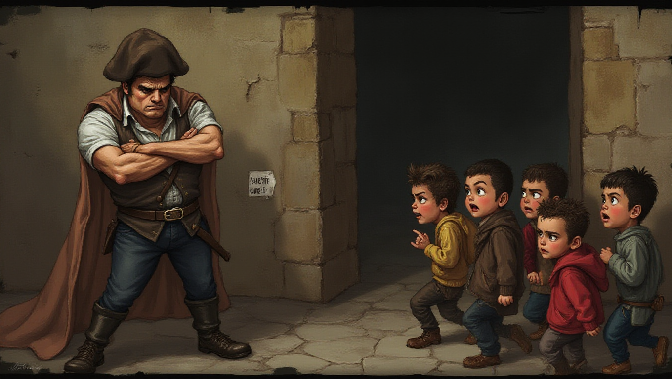 Illustration pour le mot 'ouste'