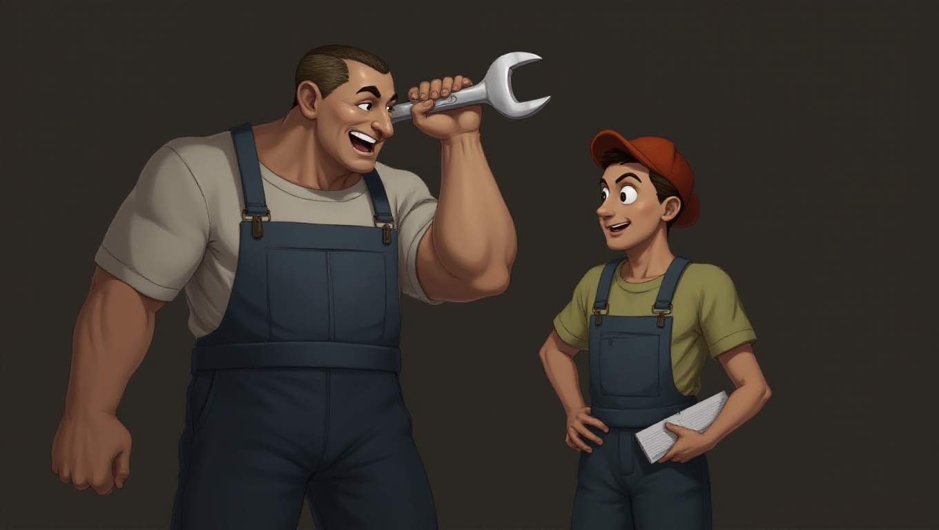 Illustration pour le mot 'ouvrier'