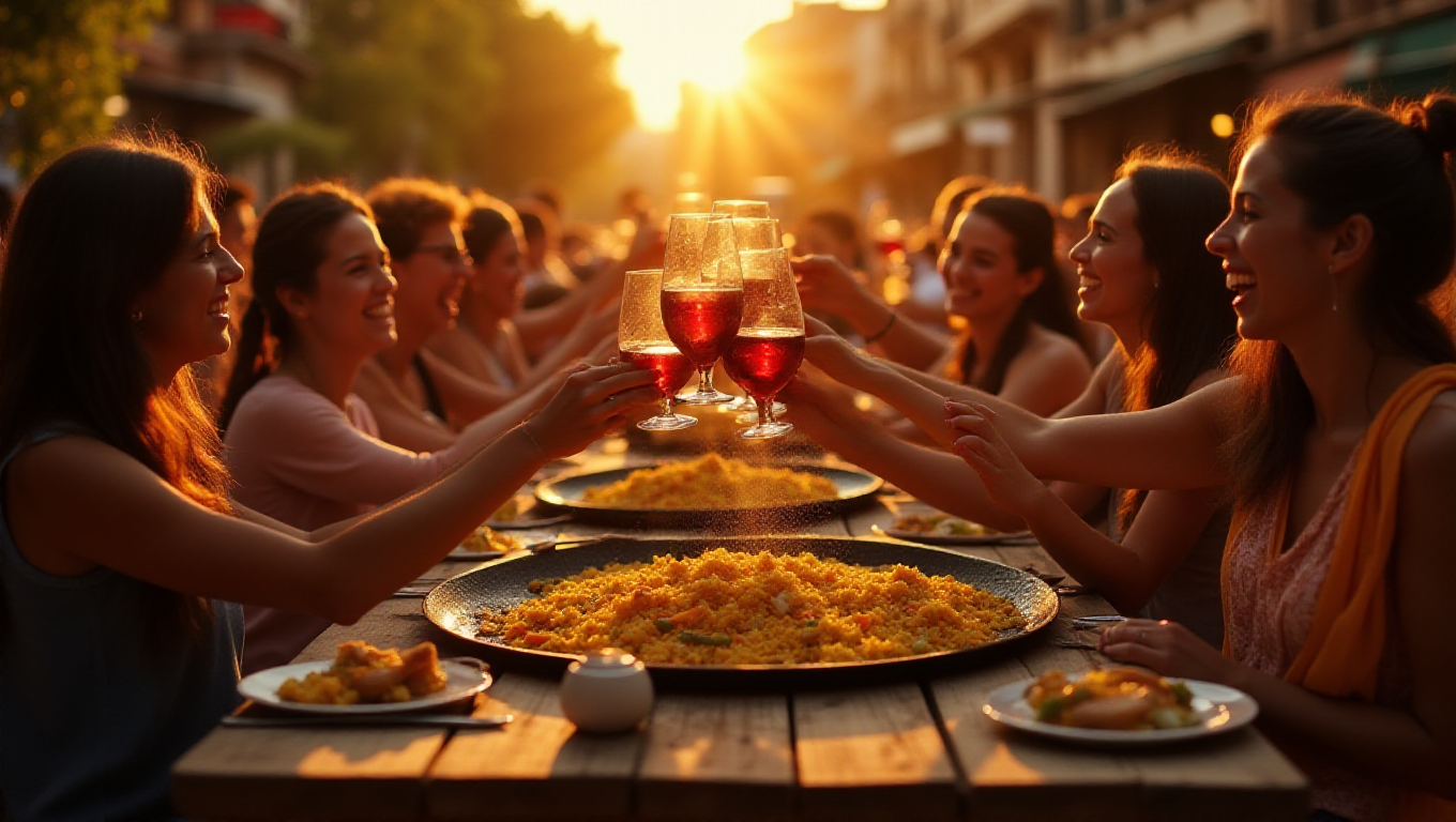 Illustration pour le mot 'paella'