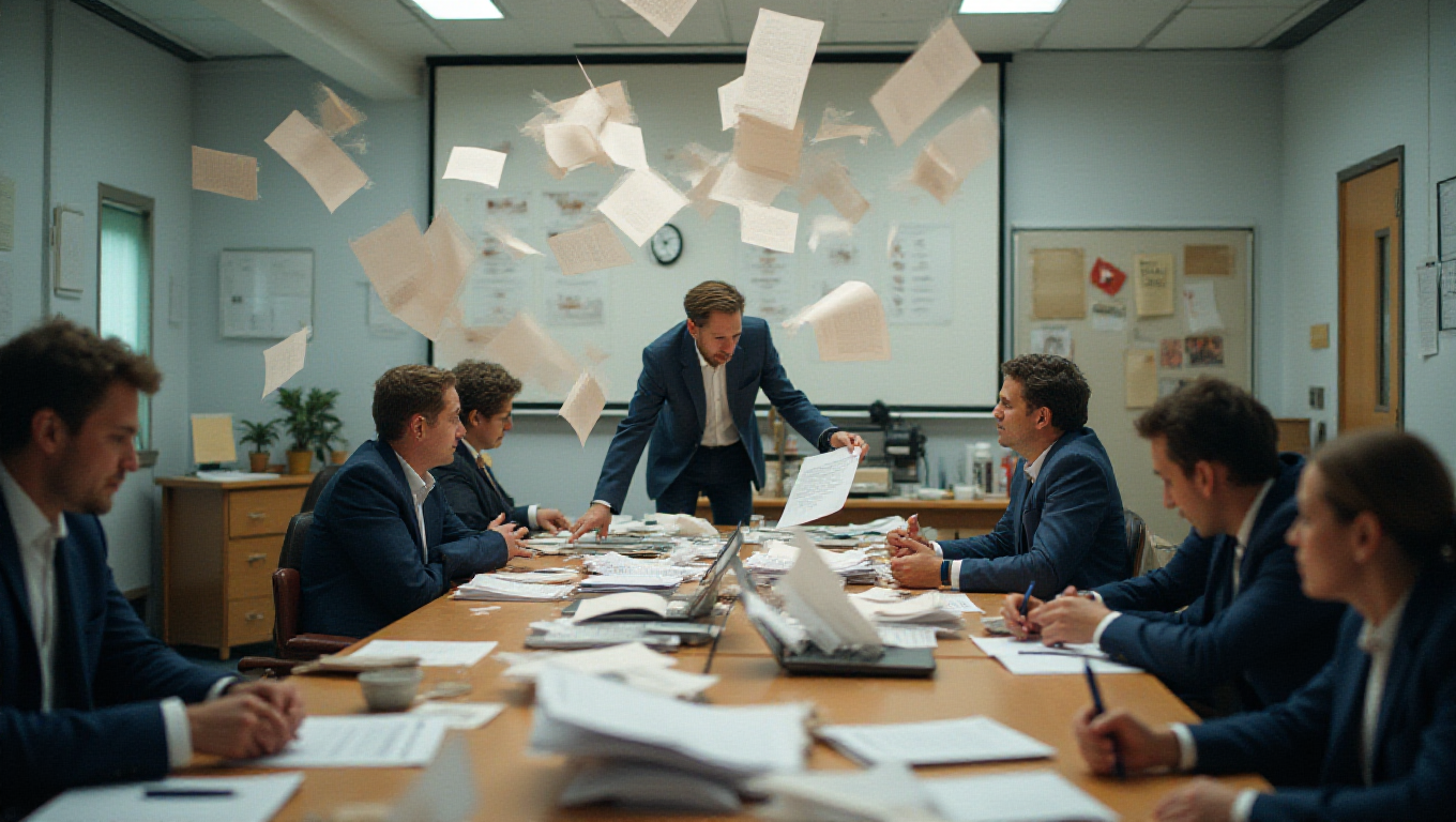 Illustration pour le mot 'pagaille'