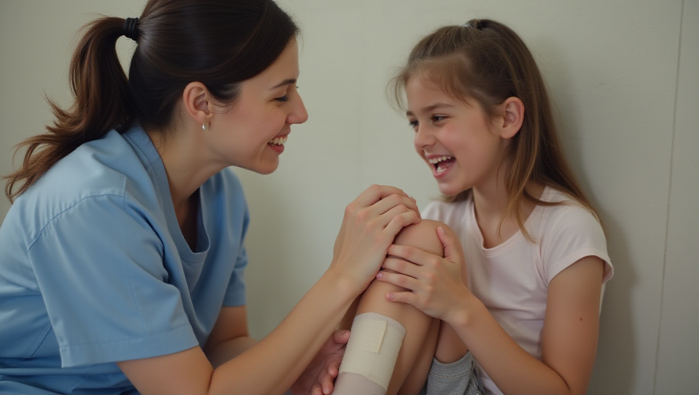 Illustration pour le mot 'pansement'