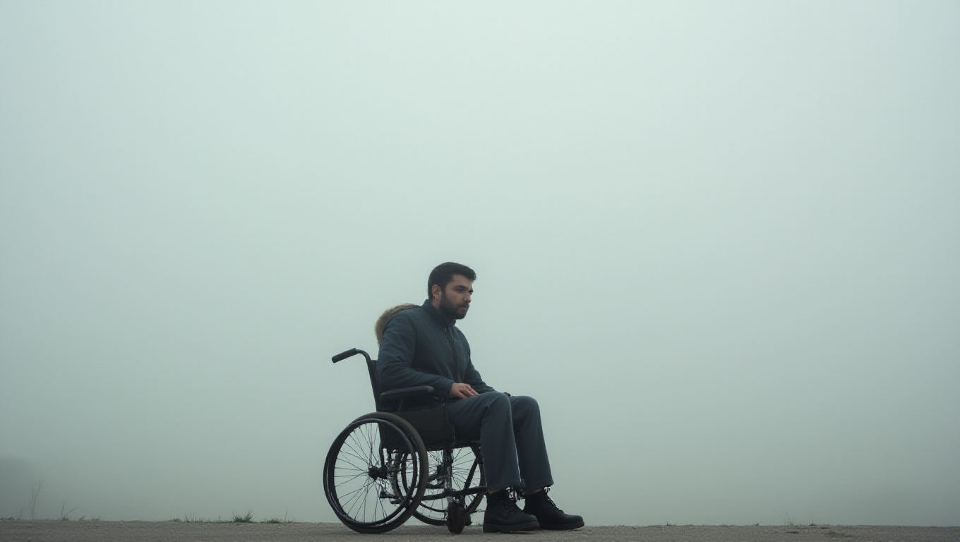 Illustration pour le mot 'paralysé'