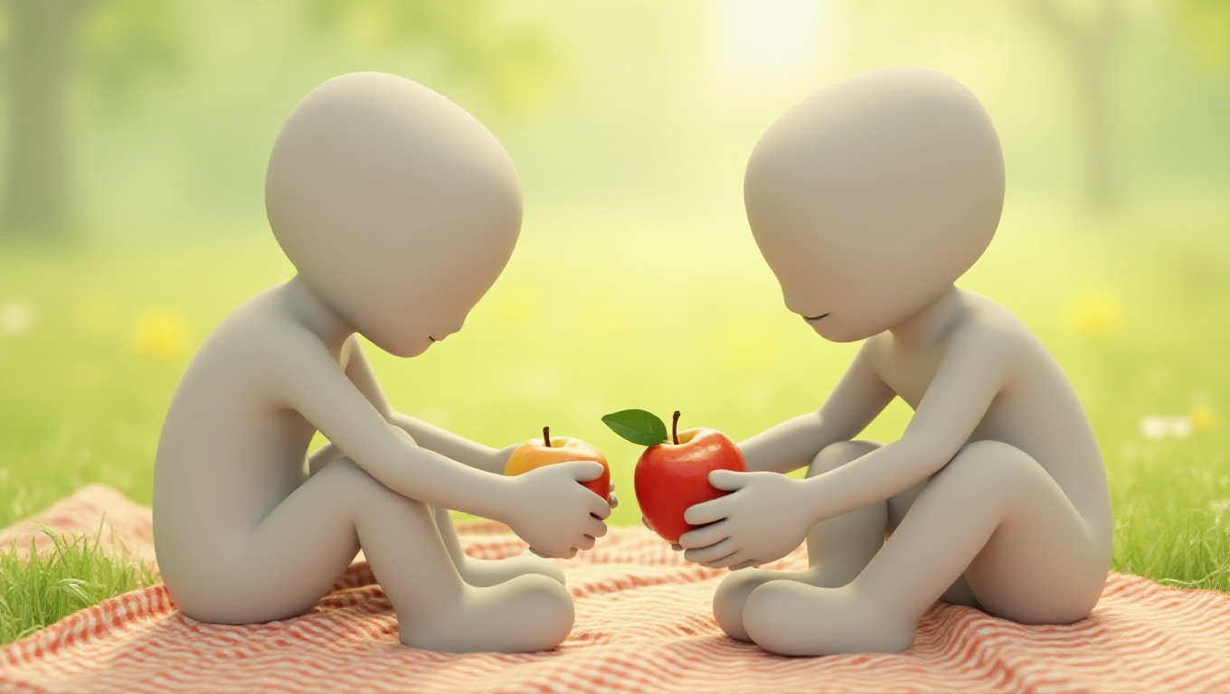 Illustration pour le mot 'partage'