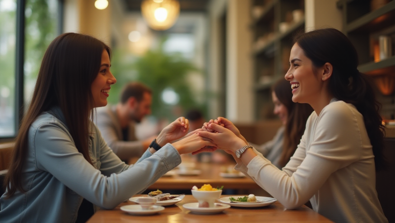 Illustration pour le mot 'partagé'