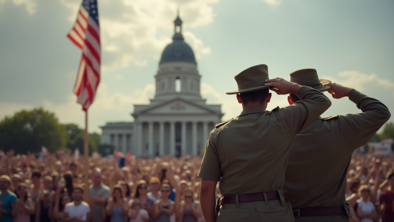 Illustration pour le mot 'patriotisme'