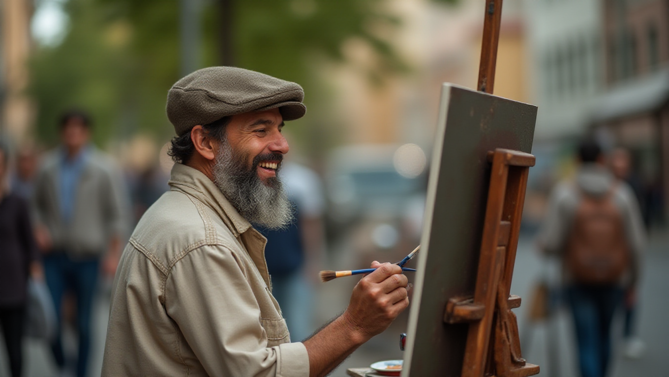 Illustration pour le mot 'peinture'