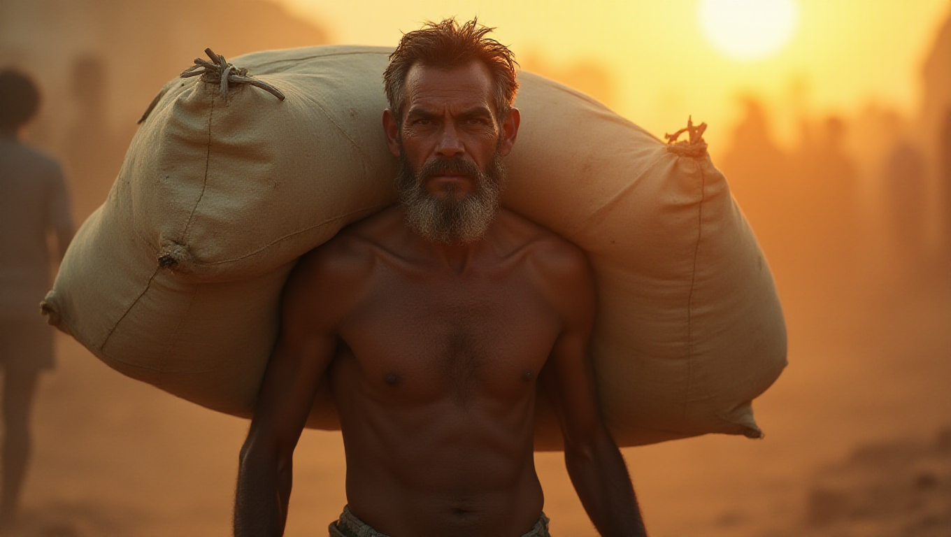 Illustration pour le mot 'pesant'