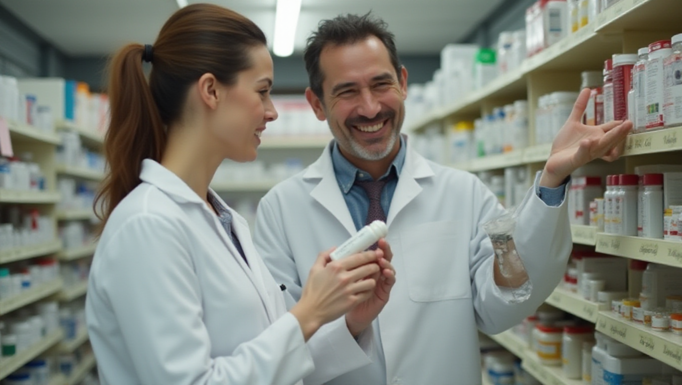 Illustration pour le mot 'pharmacie'