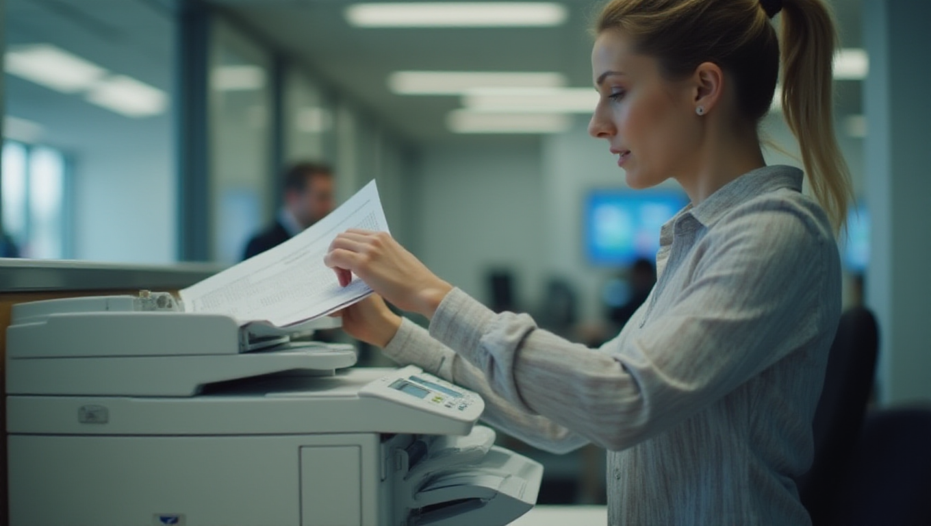 Illustration pour le mot 'photocopie'