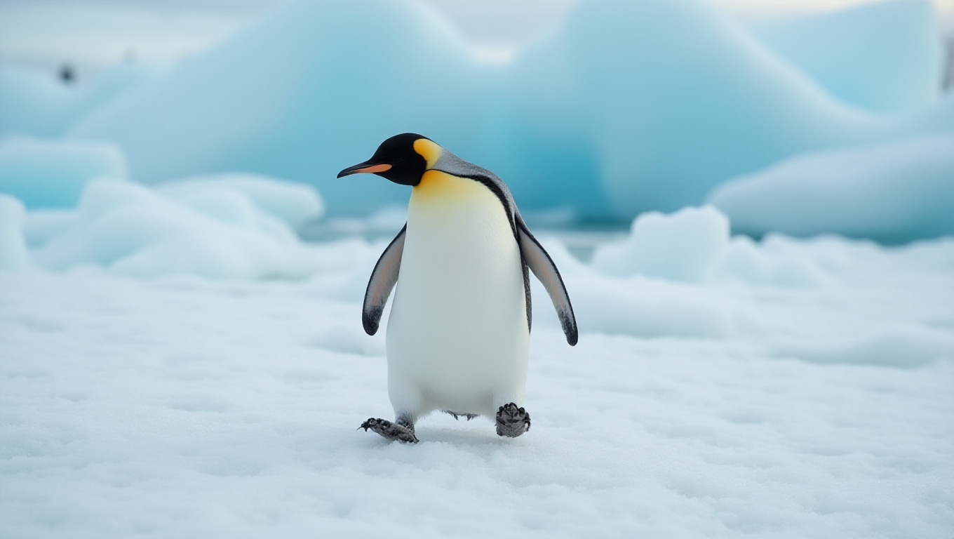 Illustration pour le mot 'pingouin'