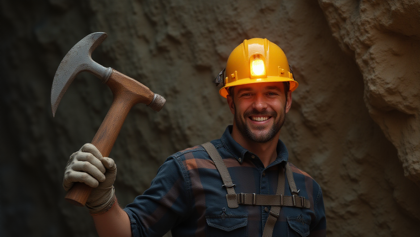 Illustration pour le mot 'pioche'