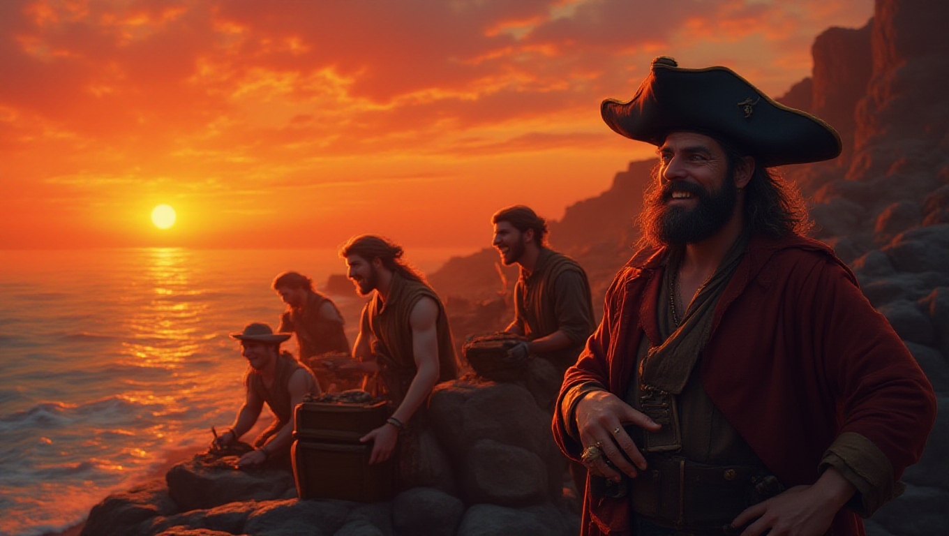 Illustration pour le mot 'pirate'