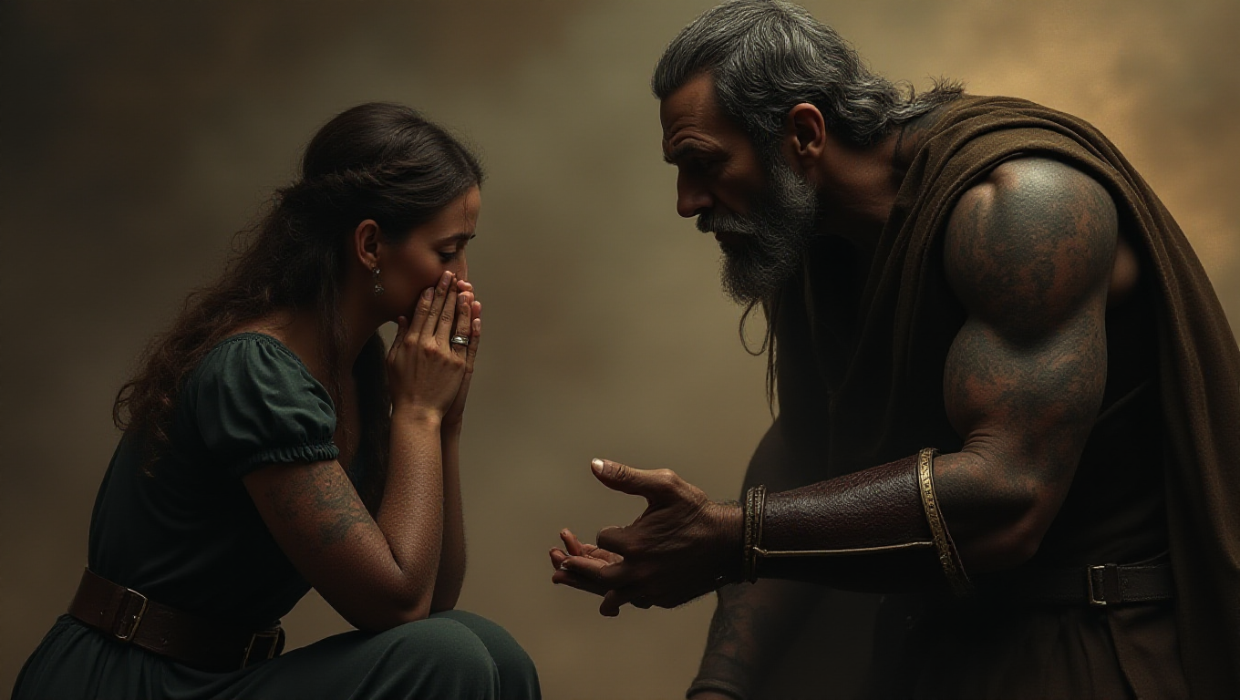 Illustration pour le mot 'pitié'