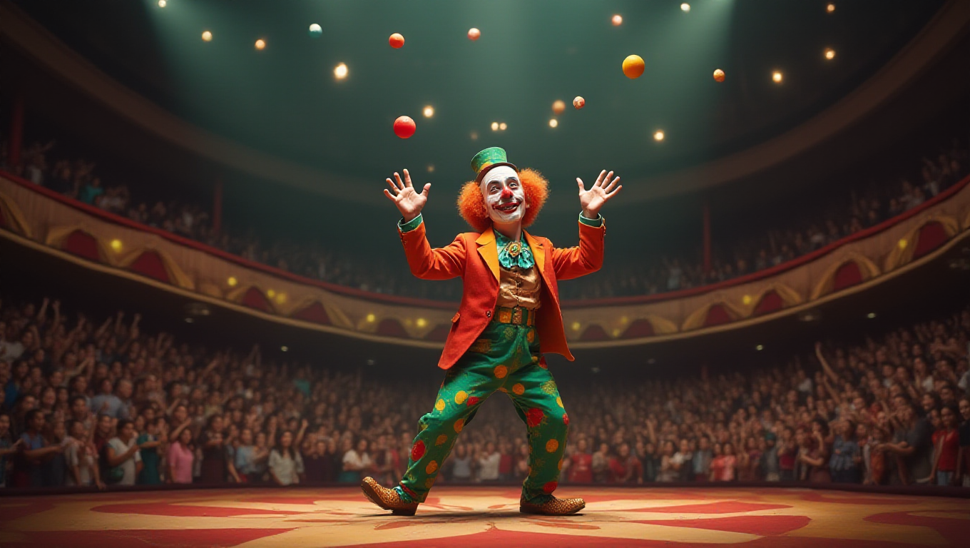 Illustration pour le mot 'pitre'