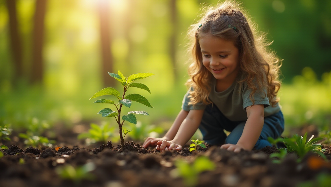 Illustration pour le mot 'planter'