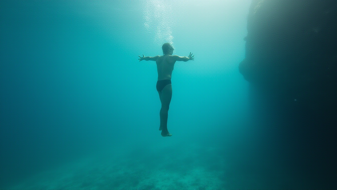 Illustration pour le mot 'plongeon'