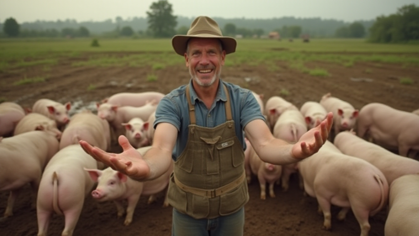 Illustration pour le mot 'porc'