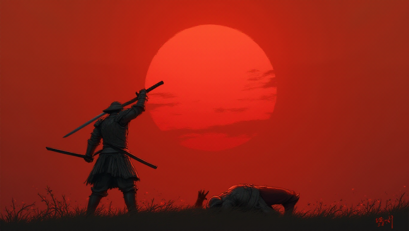 Illustration pour le mot 'samouraï'