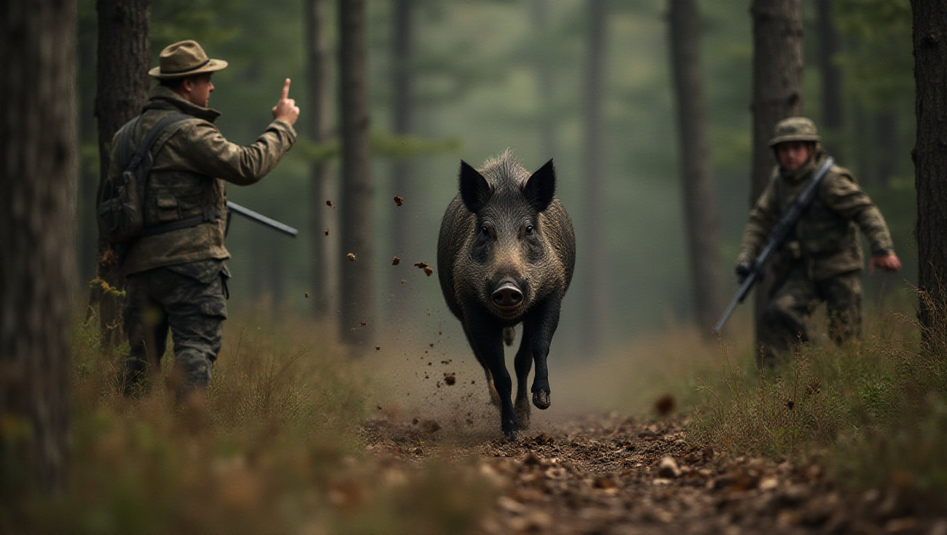 Illustration pour le mot 'sanglier'