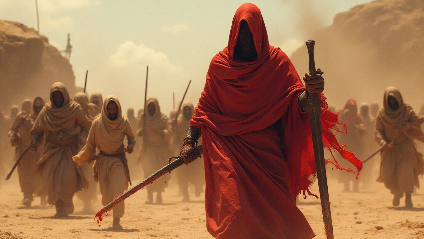 Illustration pour le mot 'sanguinaire'