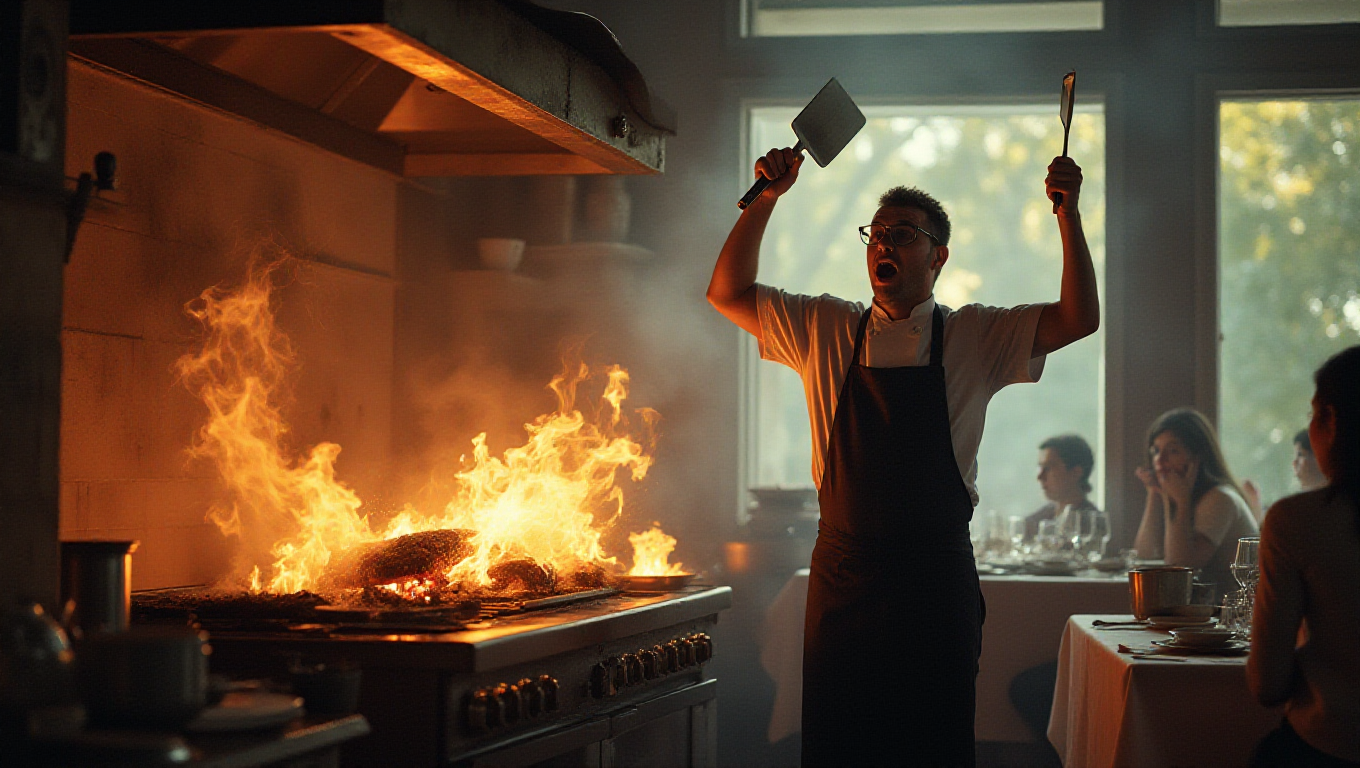 Illustration pour le mot 'satané'