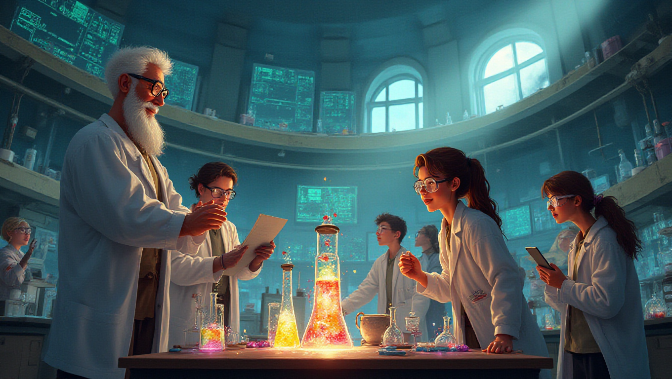 Illustration pour le mot 'science'