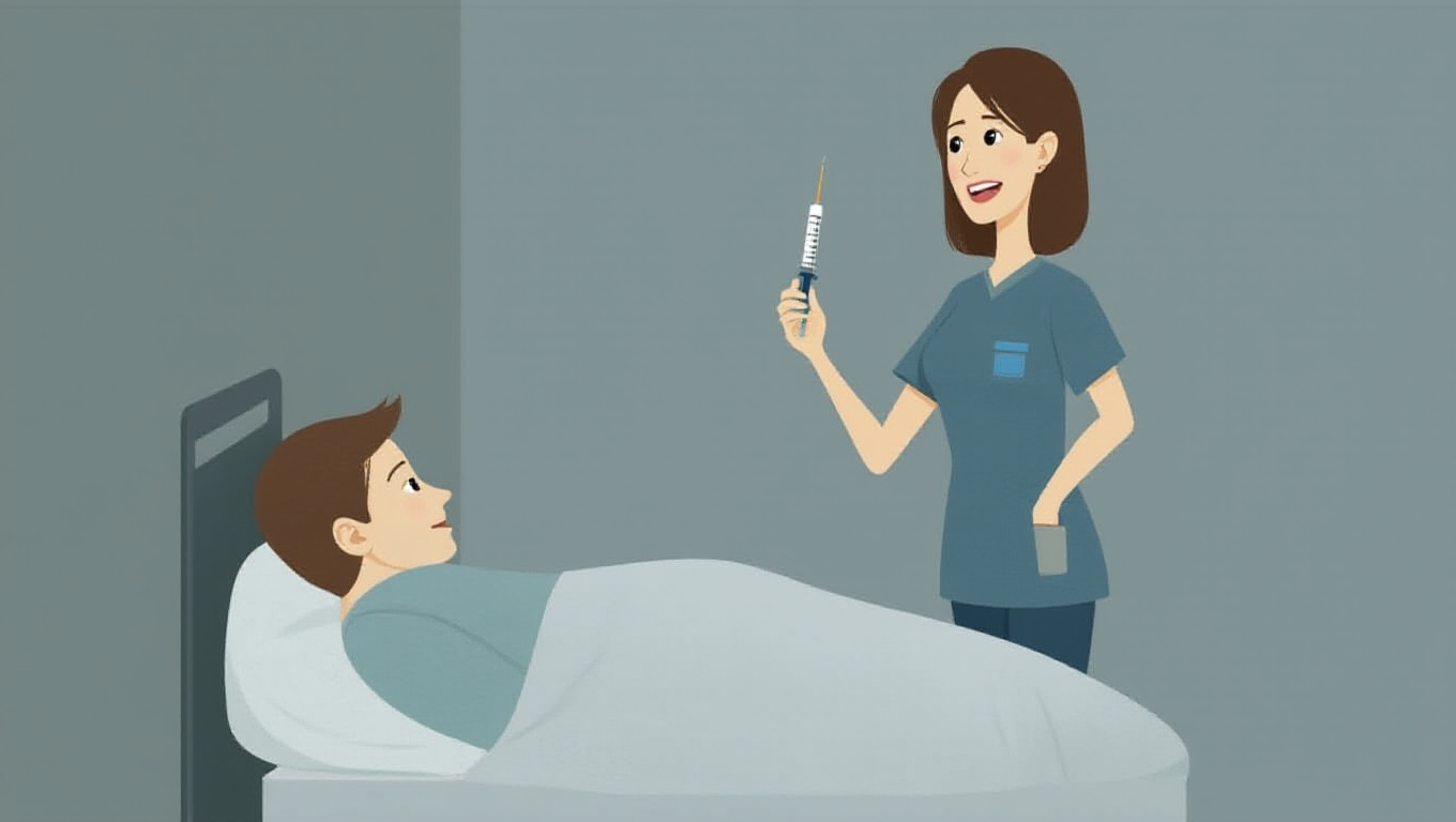 Illustration pour le mot 'seringue'